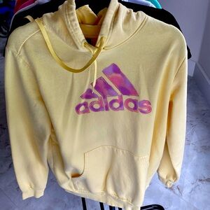 Adidas 1X yellow hoodie